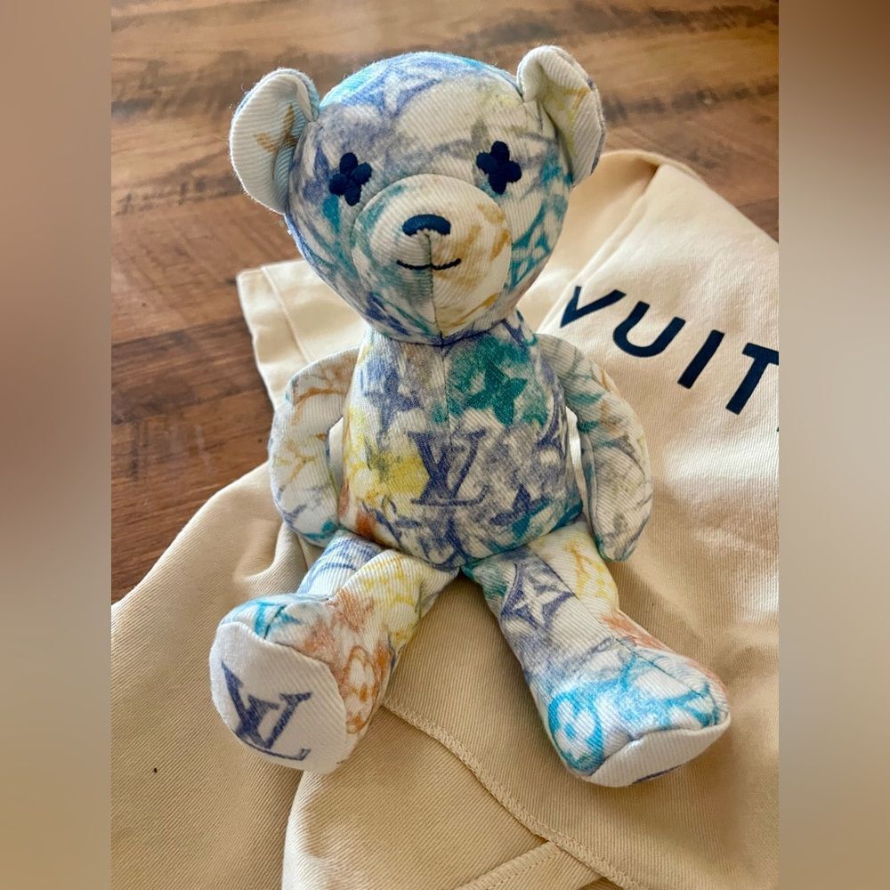 Louis Vuitton Monogram Watercolor DouDou Teddy Bear Plush